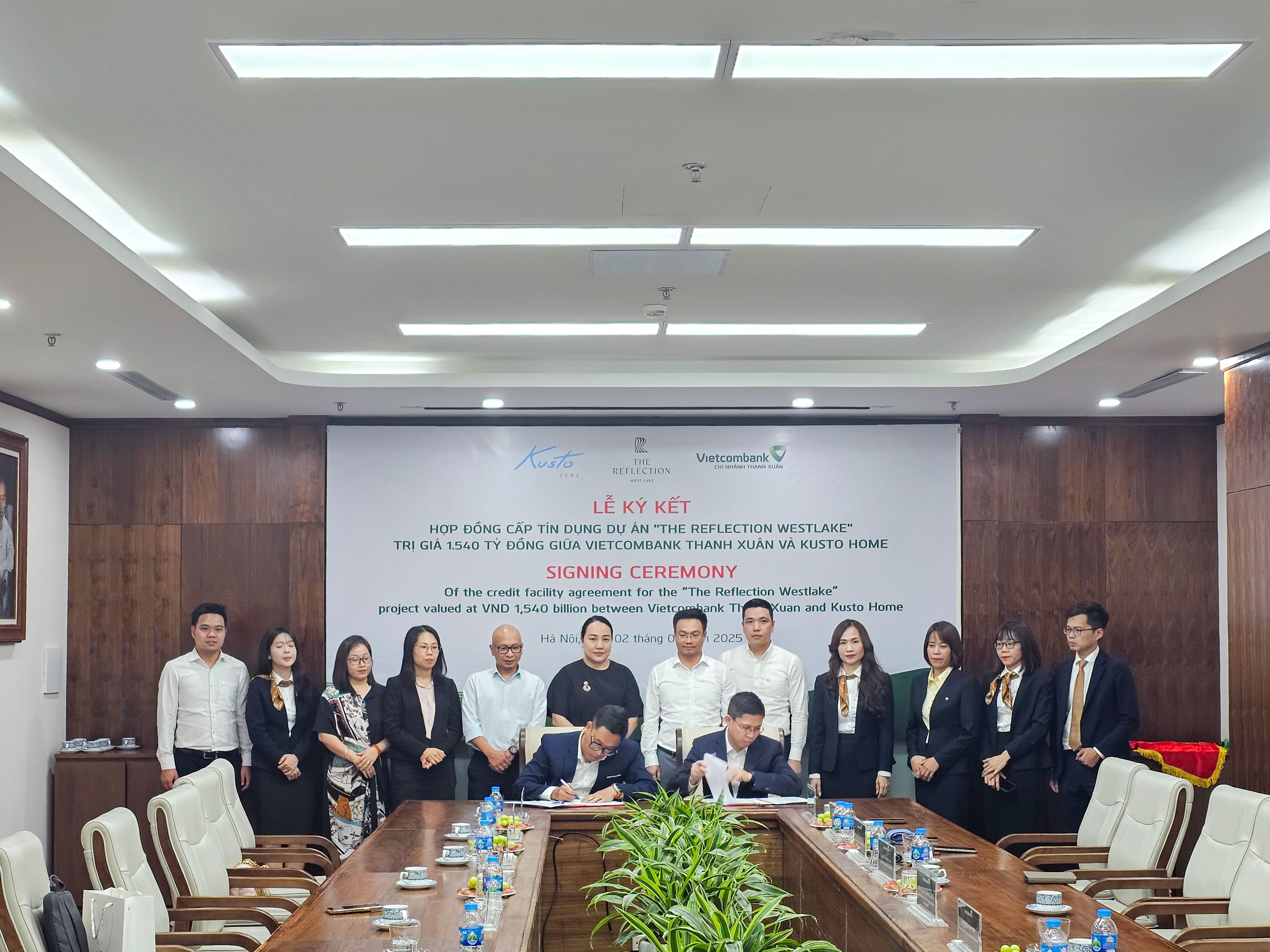 THE REFLECTION WEST LAKE ĐƯỢC VIETCOMBANK CẤP TÍN DỤNG 1.540 TỶ ĐỒNG