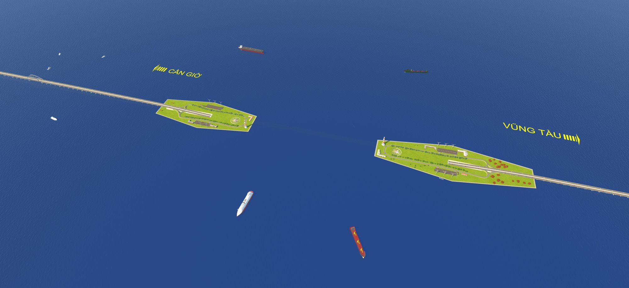 Vì sao phải xây 2 đảo nhân tạo giữa biển trong dự án Cần Giờ – Vũng Tàu?