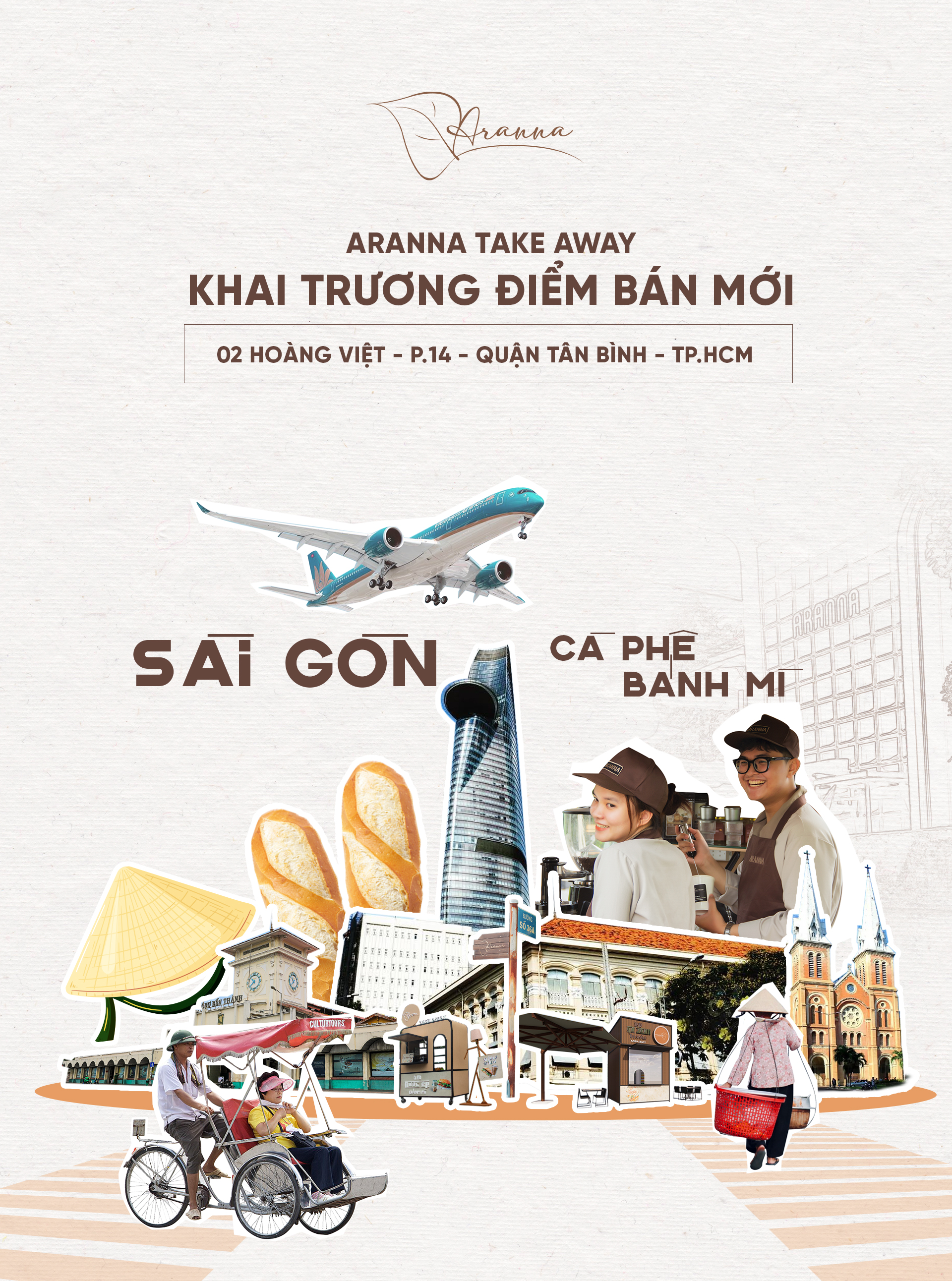 Khai Trương Điểm Bán Mới của Aranna Take Away: Nơi Hội Tụ Bánh Mì và Cà Phê Truyền Thống