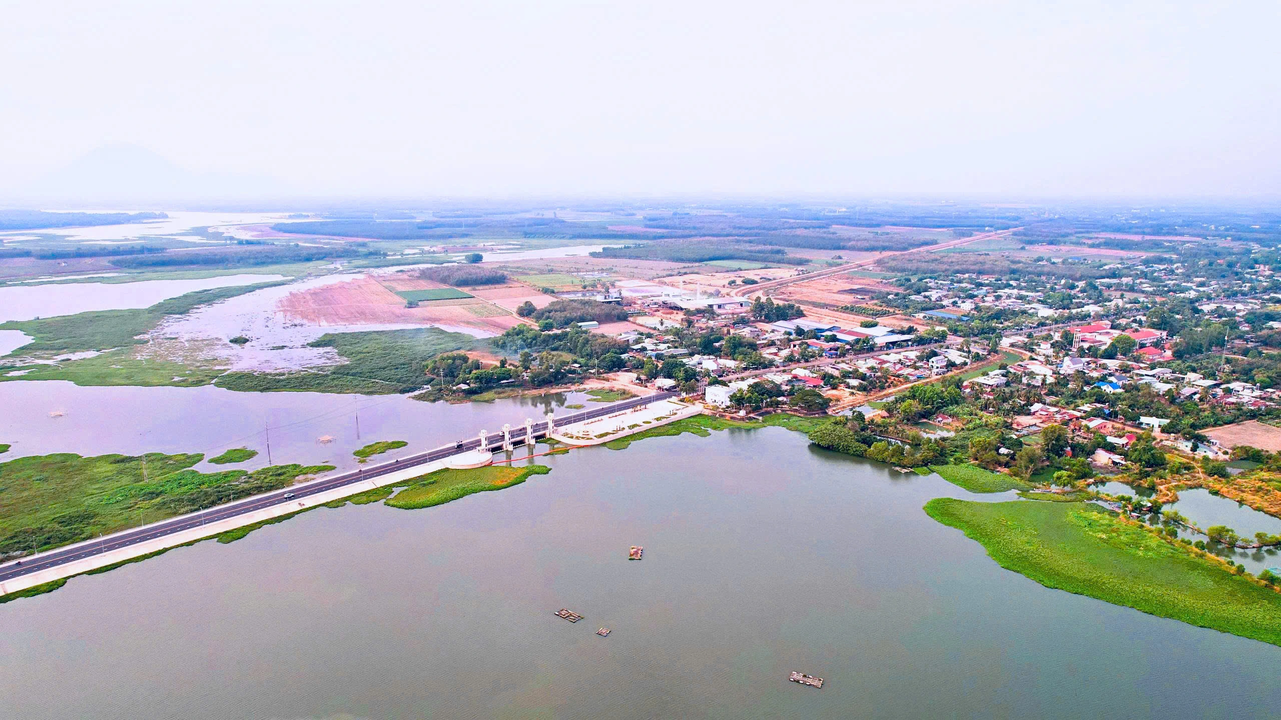 Diện mạo mới của hồ Tha La lớn thứ hai Tây Ninh sau hồ Dầu Tiếng hoàn thành nâng cấp