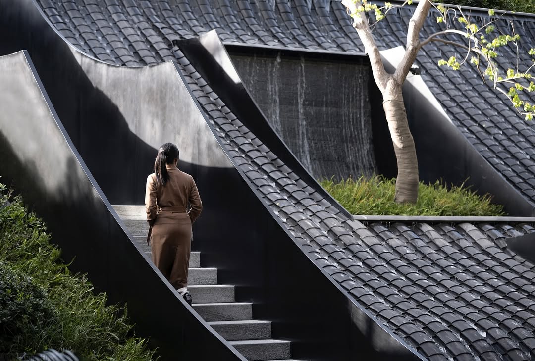 AN VILLA | Biệt thự đương đại lưu giữ ký ức mái ngói và mưa vùng Giang Nam